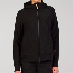 Indygena Indyeva Milan Zip Up Hoodie Black Size Large